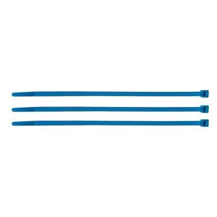 3.5mm x 200mm Blue Nylon Cable Tie (100) (18kg min strengh)
