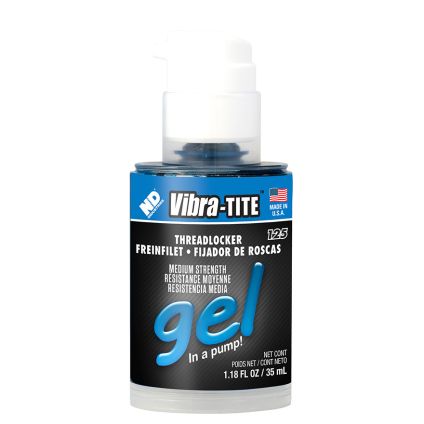 Vibra-Tite 125 Threadlocking Med Strength Gel (35ml) Removable