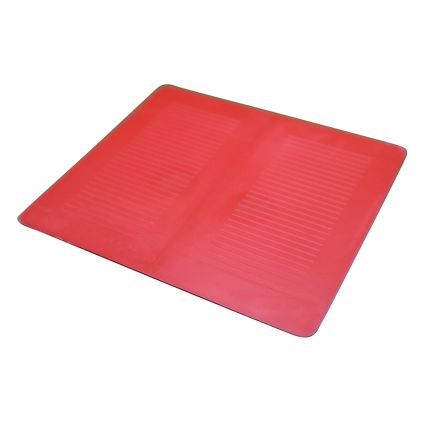 1mm Plastic Packing Shim Red/Brown (98x88mm)