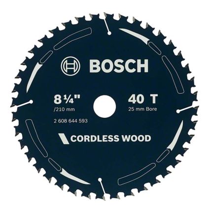 8 1/4 (210mm)x25- 40 teeth Circular Saw Blade Cordless wood H