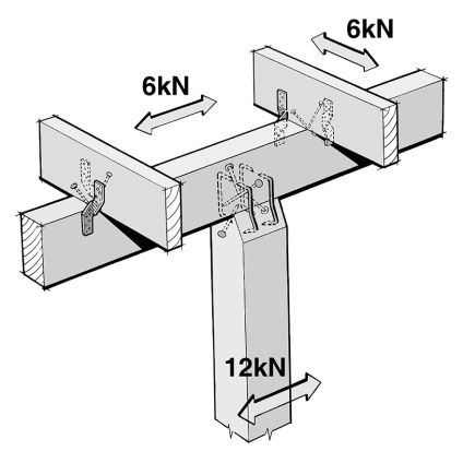 Lumberlok 6kN Medium Subfloor (Anchor & Brace Pile) Fixing Galv & S/S