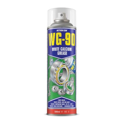 **EOL**Action Can WG-90 White Calcium Grease (500ml Aerosol)