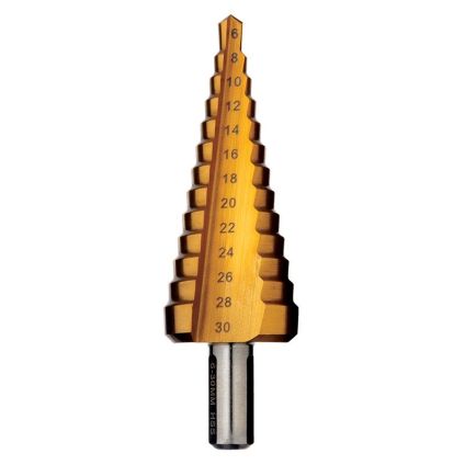 6-30mm Alpha Step Drill-Gold Series (9STM6-30)