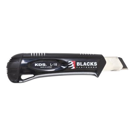 Blacks Fasteners Auto Lock Cutting Knife 7537 (18mm Power Black Blade)