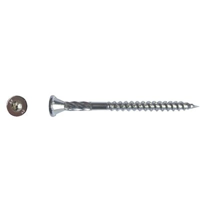 12Gx65 Bremick Spear Hardwood Decking Screw Csk T25 Torx 304 Stainless (With Nibs)