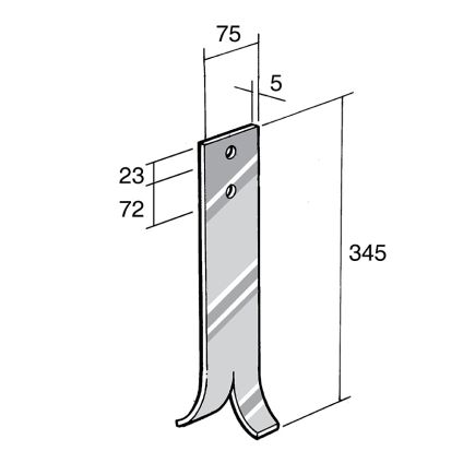 Strap Bracket 304 Stainless (BS78)
