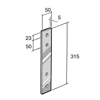 Strap Bracket 304 Stainless (BS85)
