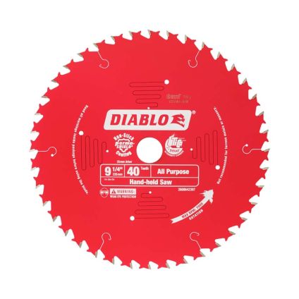 Diablo 9.1/4 / 235mm x 40 Tooth Circular Saw Blade (Ultra Thin)