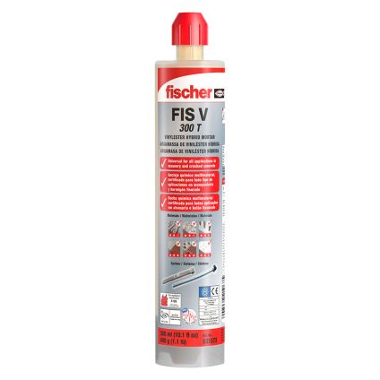 Fischer V300T Vinylester Styrene Free 300ml Tube + 1 Mixers (546727)