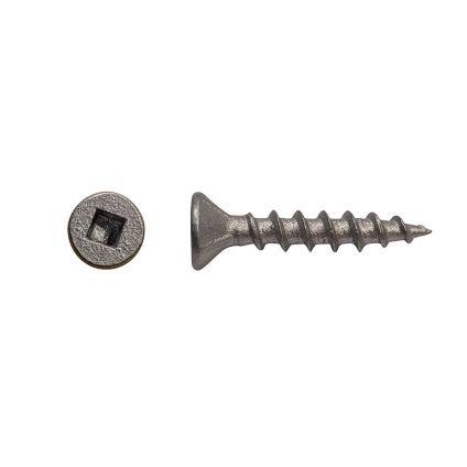 8Gx25 Surefast Woodscrew (FT) Csk #2 Square Galv (With Nibs)