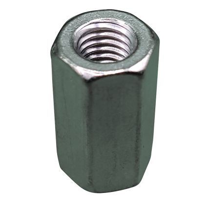 M12 x 36 Hex Coupling Nut Stainless 316