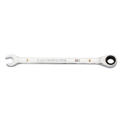 8mm 90-Tooth 12 Point Ratcheting Combination Wrench