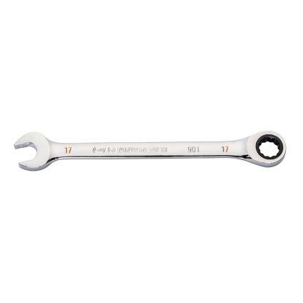 17mm 90-Tooth 12 Point Ratcheting Combination Wrench
