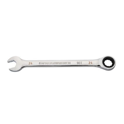 24mm 90-Tooth 12 Point Ratcheting Combination Wrench
