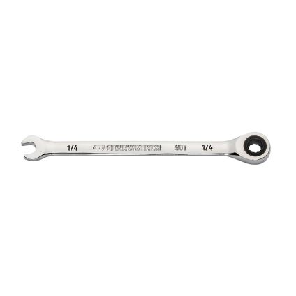 1/4" 90-Tooth 12 Point Ratcheting Combination Wrench