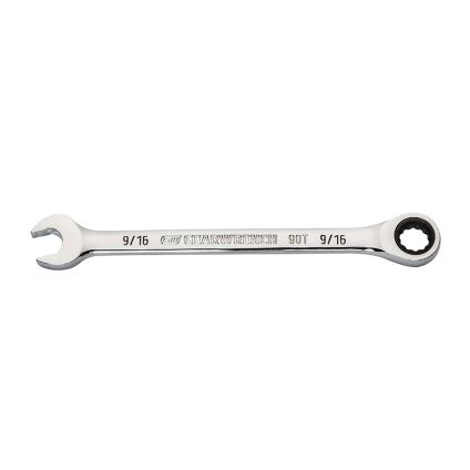 9/16" 90-Tooth 12 Point Ratcheting Combination Wrench