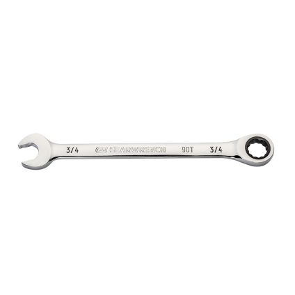 3/4" 90-Tooth 12 Point Ratcheting Combination Wrench