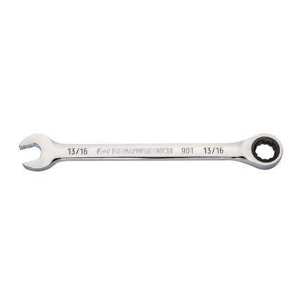 13/16" 90-Tooth 12 Point Ratcheting Combination Wrench