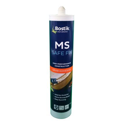 MS Safe Fix Adhesive (430g) Cylinder White