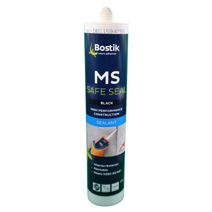 Bostik MS Safe Seal Black Sealant  (430g) Cylinder