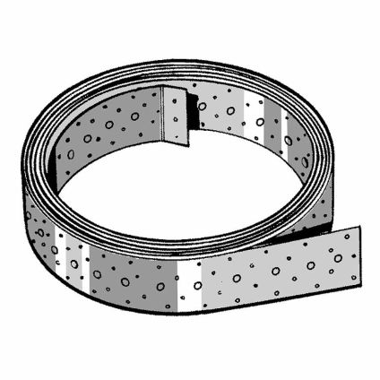 Lumberlok 1mm x 53mm Punched Coil Multi-Brace Stainless (10 Metre)
