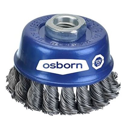 (6420300) 65mm Osborn TBZ Twist-Knotted Wire Cup Brush (14mm Bore)