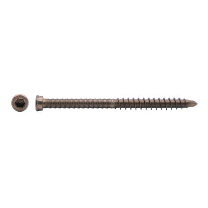 *EOL* 3.5x50 Timber Panel Screw TX10 Burnt 304 Stainless (663517450)