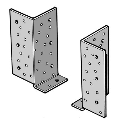 Lumberlok Split Hanger 140 (Pair Left + Right) (10 Pairs Per Box)