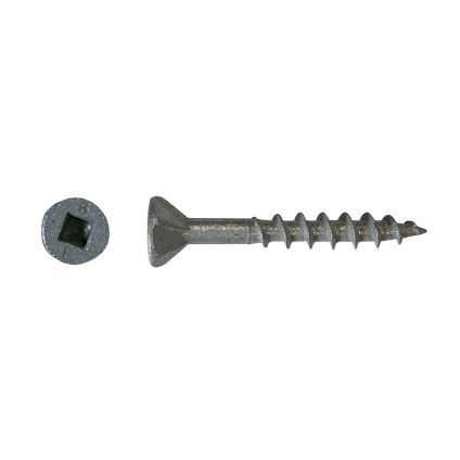 8Gx50 Surefast Woodscrew (PT) Csk #2 Square Galv (With Nibs)