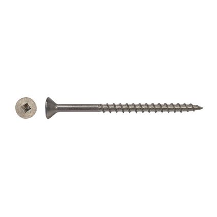 10Gx40 Type 17 Surefast Woodscrew (FT) Csk #2 Square S/S 304 No Nibs)