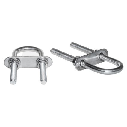 8x80 Stainless 304 U-Bolt (With Nut and Washer)