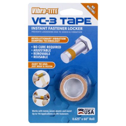 Vibra-Tite 238 VC-3 Thread Locking Tape 5ft (1.5 meters) - Blister Card
