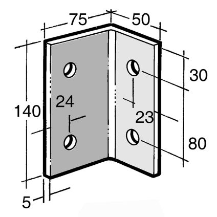 Angle Bracket Galv (B175)