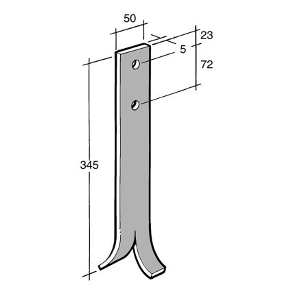 Strap Bracket Galv (B75)