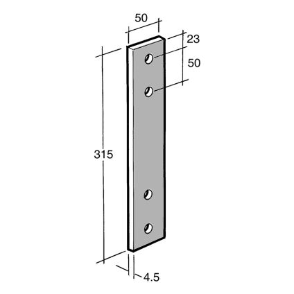 Strap Bracket Galv (B85)