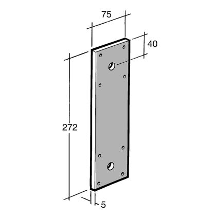 Strap Bracket Galv (B86)