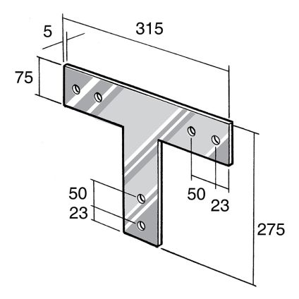 Strap Bracket 304 Stainless (BS38)