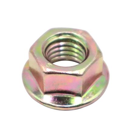 M10 x 1.25 Flange Nut Yzc (non serrated)