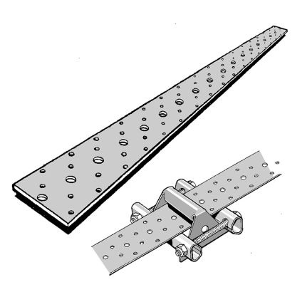 1mm x 53mm Punched Coil Multi-Brace ZP (10 Metre)