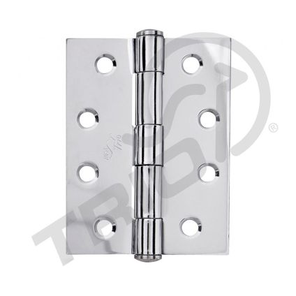 100x75x2.5 Butt Hinge Architectural Fixed Chrome Plated